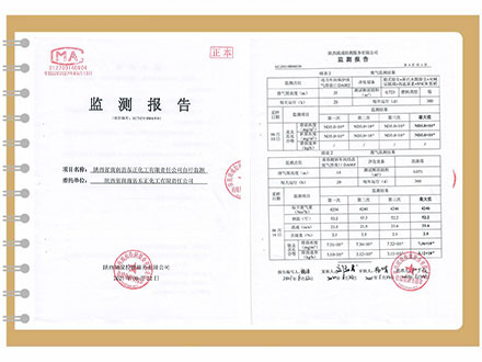 东正化工2021年6月份自行监测报告