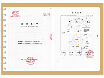 东正化工2022年第三季度污染物排放监测